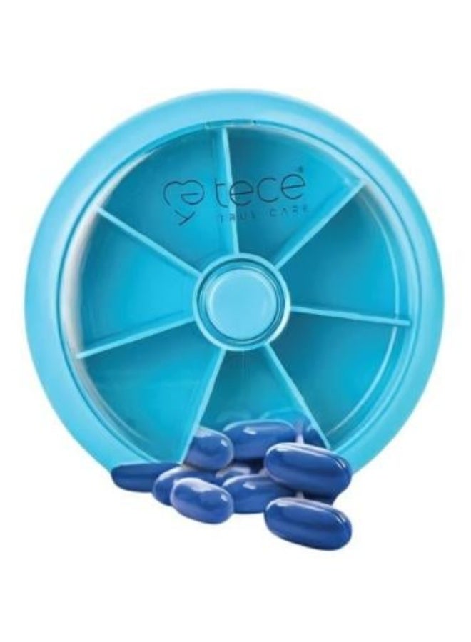 منظم وحافظة أقراص الدواء والفيتامينات - 7 أقسام - الوان متعددة